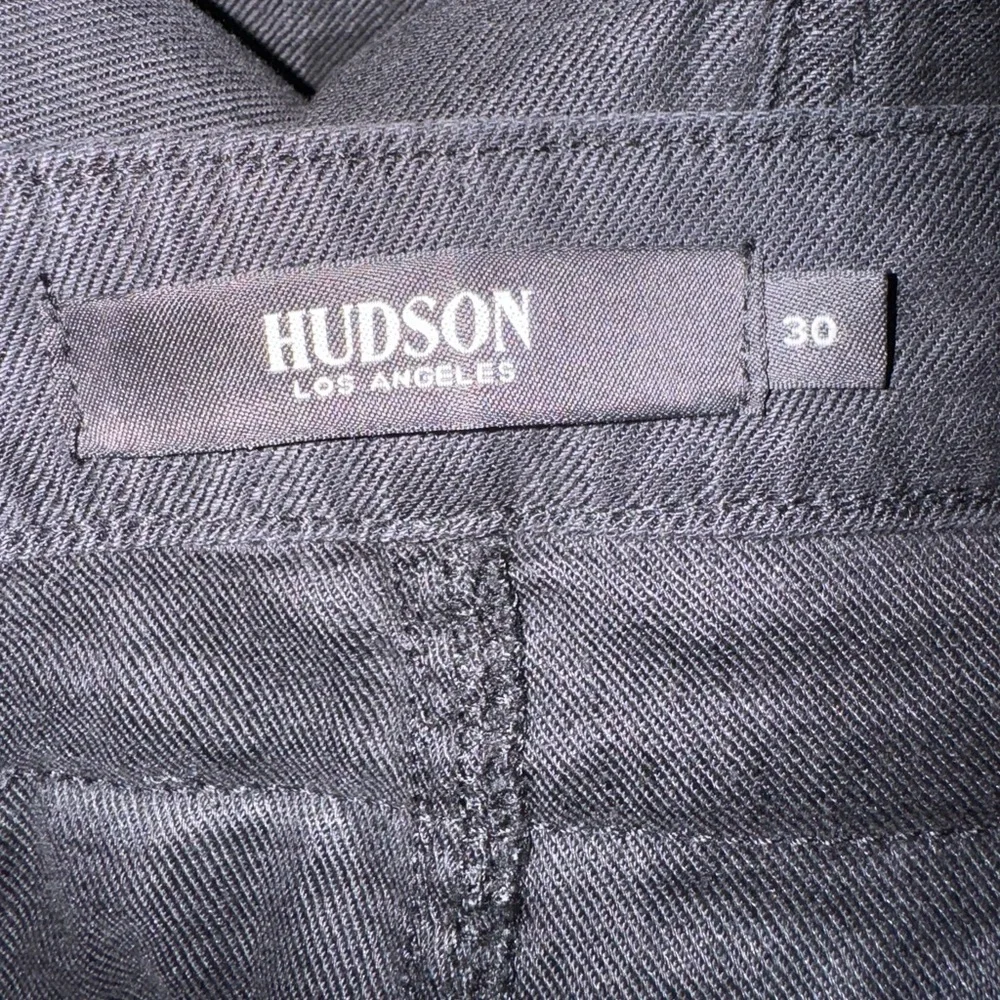 Hudson Black High Rise Paperbag Shorts Size 30 New